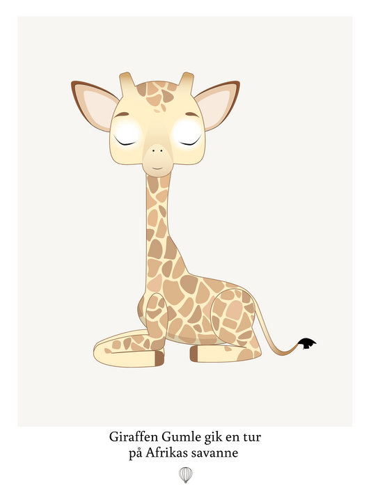 Giraffen Gumle Plakat