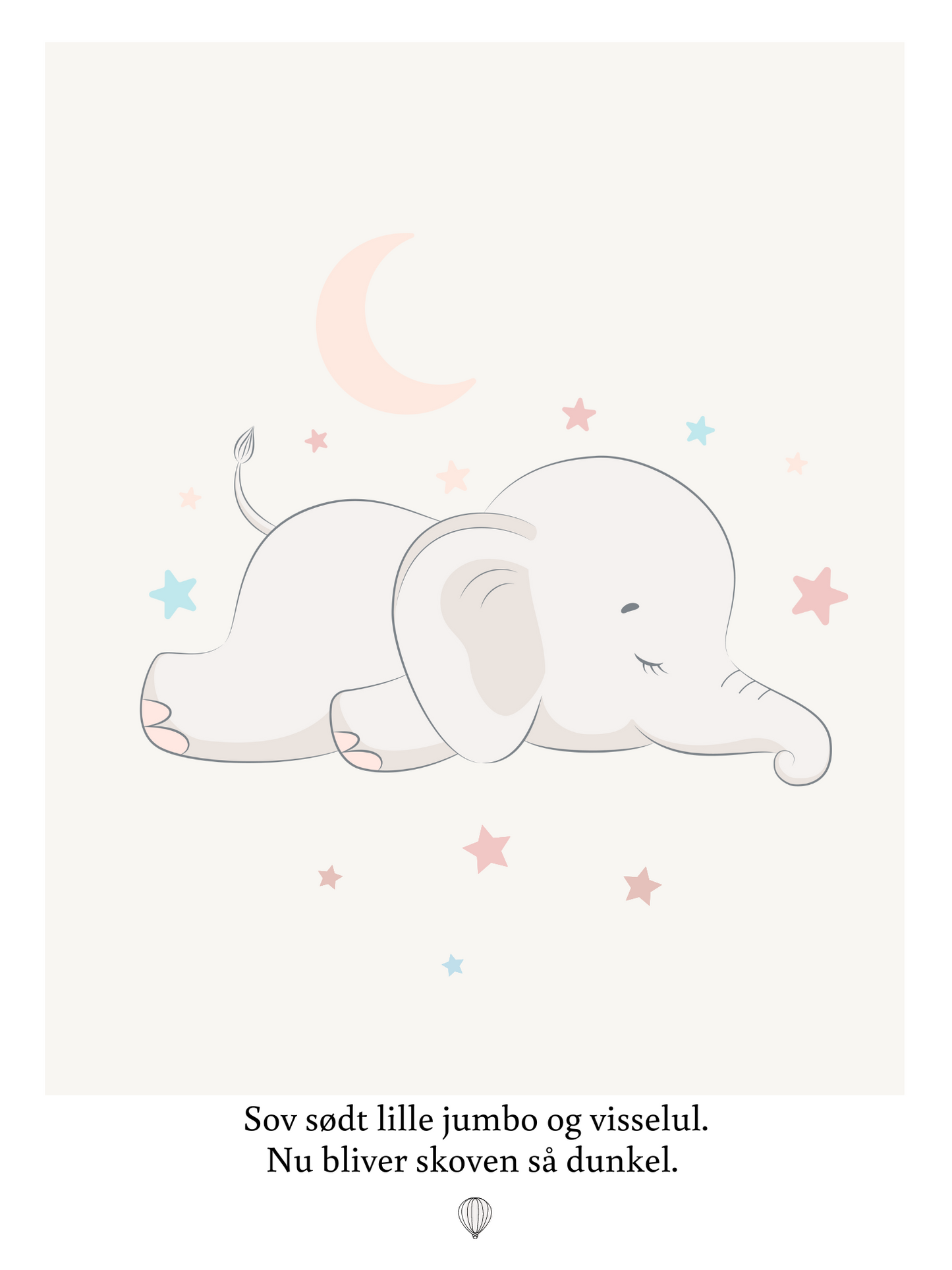 Sov sødt lille jumbo Plakat